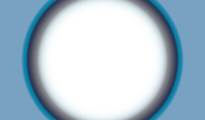 Blue round blank button vector icon design with shiny 3D sphere element