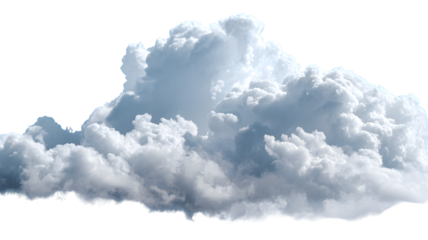 Fluffy white cumulus cloud isolated on black background sky element atmospheric concept design for weather forecast backgrounds and advertising campaigns