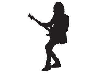 GUITARIST SILHOUETTE