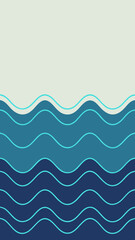 Abstract blue wavy lines graphic design perfect for backgrounds and digital content