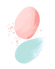 Illustrations of cosmetic products and teenage models in various makeup scenarios, isolated on white background for commercial beauty and skincare concepts.