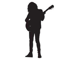 GUITARIST SILHOUETTE