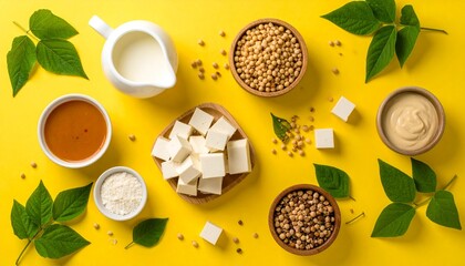 Delicious Tofu Dishes Soy Milk Ingredients Healthy Vegan Food Preparation