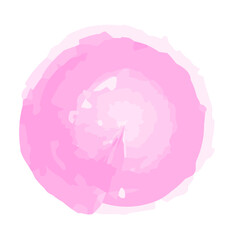 水彩風カラーパレット　桃色