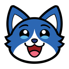cute cat happy face  Art & Illustration