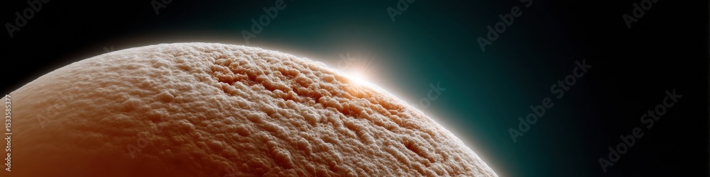 Poster geomagnetic storm with massive sunspot and erupting solar flares on suns surface showing plasma text