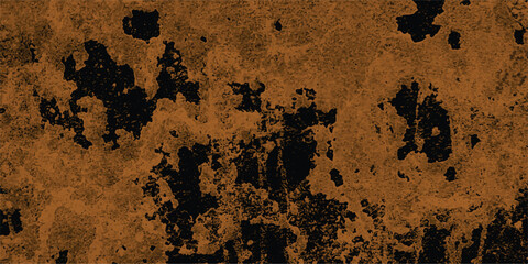 Abstract grunge texture illustration of eroded surface featuring organic forms and a dark brown earthy color palette