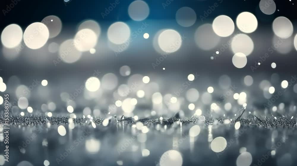 Wall mural a beautiful dreamy bokeh background with soft, sparkling lights and a touch of magic.