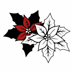 christmas holly leaves