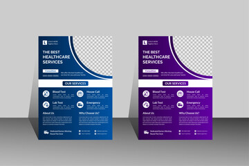 Modern Medical Services Flyer Template