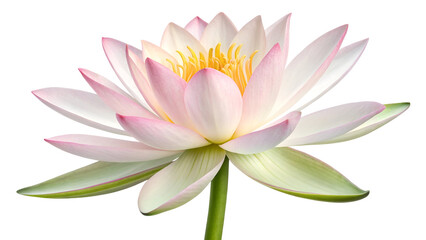 lotus flower isolated on transparent background