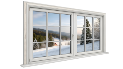 window isolated on transparent background