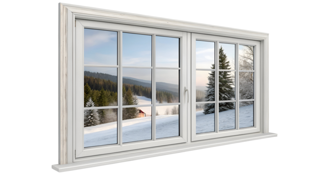 window isolated on transparent background