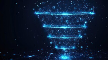 Digital funnel data visualization