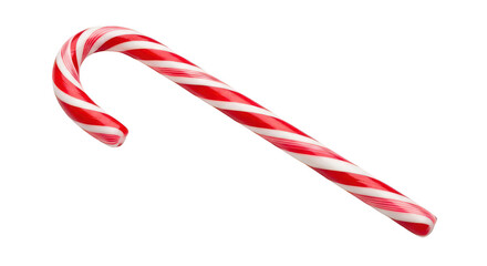 Candy cane on black background