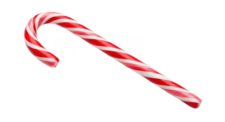 Candy cane on black background