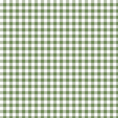 Green and White Gingham Seamless Pattern, 
Olive Green Checkered Fabric Background