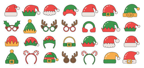 Christmas festive hats and accessories collection