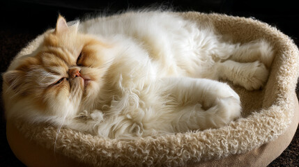 Domestic cat with signs of obesity thick belly and swollen fat muzzle. Sedentary lifestyle pet. Disease. Laziness. problems associated obesity due greater amount food treats we consume unhealthy diet
