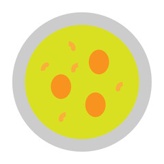 Curry Vector Flat Icon Design