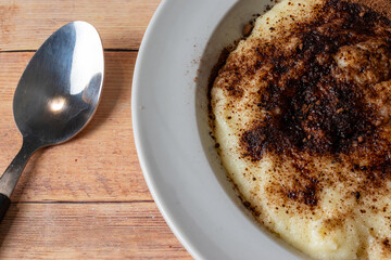 Semolina pudding