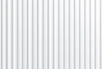Obraz premium Abstract seamless vector background of vertical white corrugated metal sheet lines, illustration, elegant