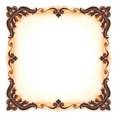 Ornamental Corner Decoration Vector Illustration