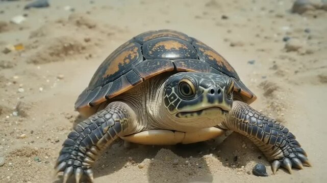 turtle on the beach