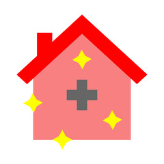 Housekeeping Service Vector Flat Icon Design 