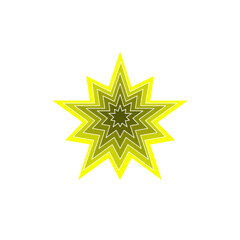 Obraz premium Double Star hypnotic icon