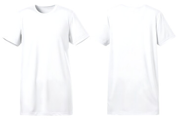  blank white tshirt mockup clothing apparel undersh isolated on white background  PNG ,ai generated