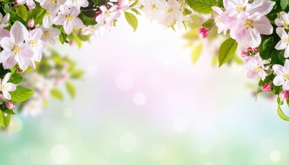 Obraz premium Spring blossom celebration nature garden floral background tranquil atmosphere close-up view serenity and beauty