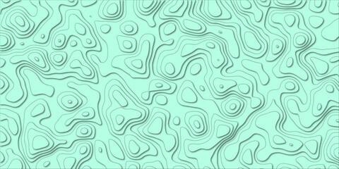 Abstract floor cracking inspired by topographic stress

