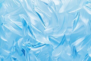 Obraz premium Abstract icy texture, light blue and white, brush strokes