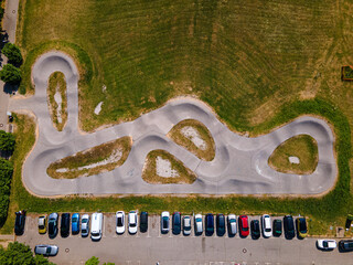 Pumptrack for BMX and MTB in Ljubljana