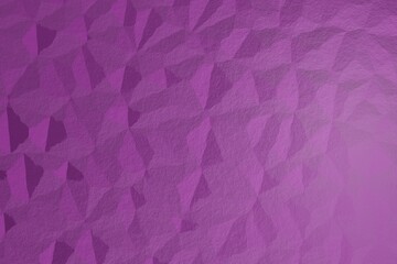 Dark orchid rough texture with polygonal relief. Light is coming from right