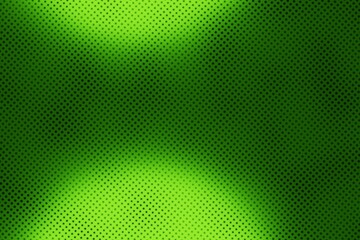 Emerald green background with net of black dots
