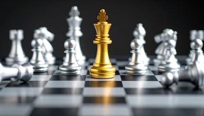 chess pieces on the board