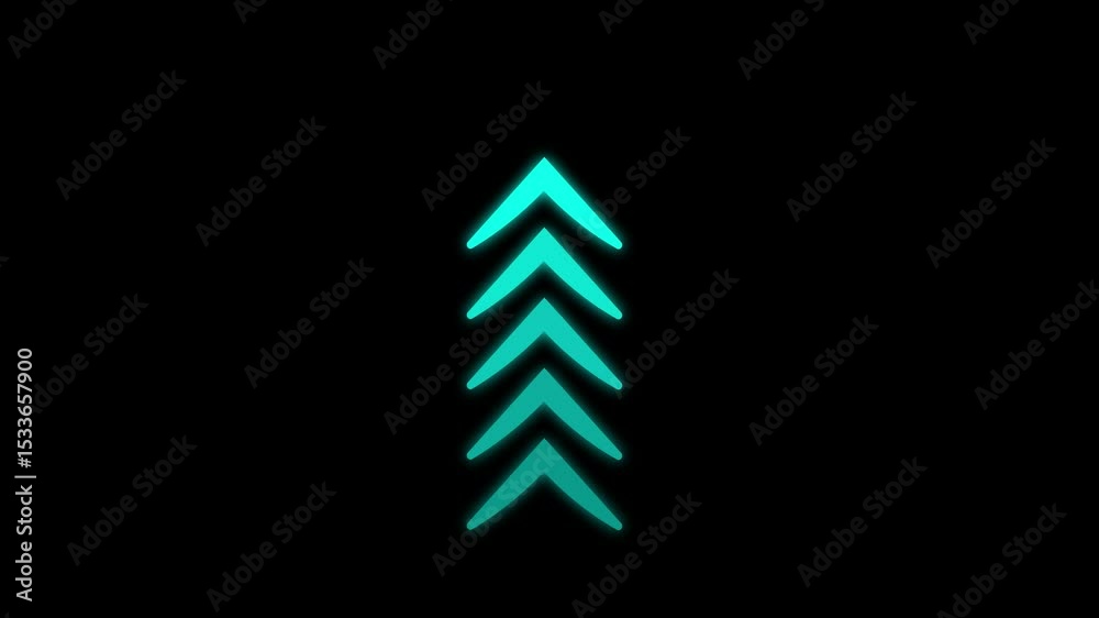 Poster arrow sign symbolizes direction, movement, and continuous flow. animated arrow represents navigation