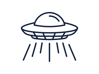 Alien UFO Spaceship Icon