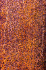 heavily rusted metal