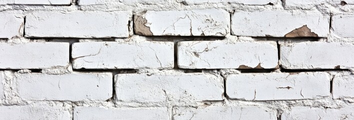 Whitewashed brick wall texture