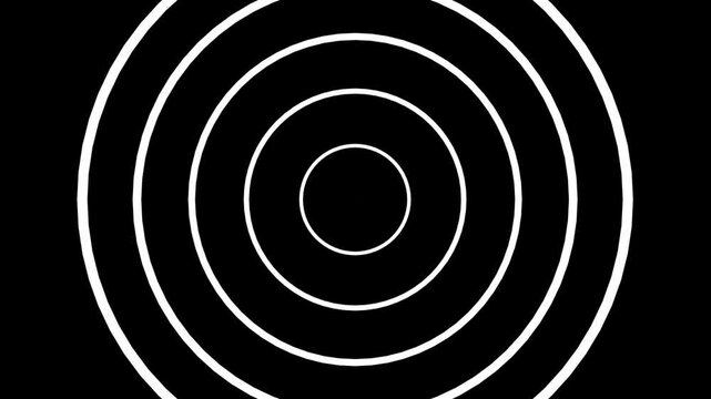 Abstract Radio Ripple - Clean Motion Design Background Radio Frequency - Sleek Wave Animation