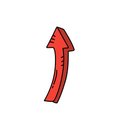 red arrow vector design