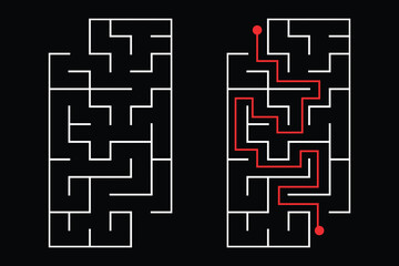 Fun Maze Challenge for Smart Kids
