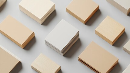 Collection of brown kraft paper food containers, including boxes with foldable lids and open trays, set against a clean white backdrop. Space for text placement.