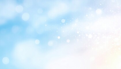 Serene blue sky with soft bokeh effects outdoor scene abstract photography tranquil atmosphere aerial view calmness