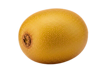 Golden Kiwi: Vibrant, Juicy Fruit Photography on white background