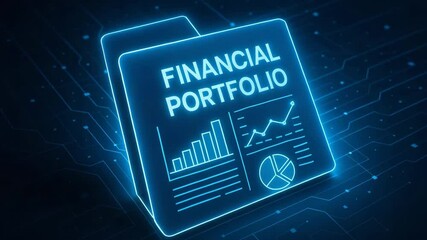 A digital representation of a financial portfolio, showcasing graphs and data analysis. Ideal for financial professionals and tech enthusiasts looking for modern business visuals. - Powered by Adobe