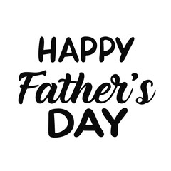 Obraz premium Happy fathers day. Lettering. Holiday calligraphy text. Happy Fathers Day lettering 